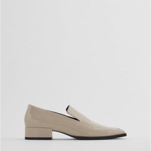 Zara tan low heel EU Size 36, US Size 5-6